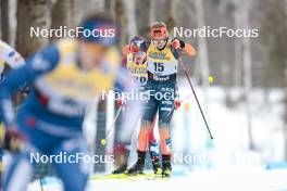 03.03.2024, Lahti, Finland (FIN): Patricija Eiduka (LAT) - FIS world cup cross-country, individual sprint, Lahti (FIN). www.nordicfocus.com. © Modica/NordicFocus. Every downloaded picture is fee-liable.