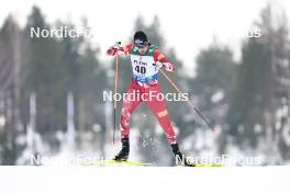 03.03.2024, Lahti, Finland (FIN): Michael Foettinger (AUT) - FIS world cup cross-country, individual sprint, Lahti (FIN). www.nordicfocus.com. © Modica/NordicFocus. Every downloaded picture is fee-liable.