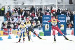 03.03.2024, Lahti, Finland (FIN): Jonna Sundling (SWE), Coletta Rydzek (GER), Kristine Stavaas Skistad (NOR), (l-r)  - FIS world cup cross-country, individual sprint, Lahti (FIN). www.nordicfocus.com. © Modica/NordicFocus. Every downloaded picture is fee-liable.