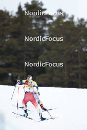03.03.2024, Lahti, Finland (FIN): Alina Meier (SUI), Johanna Hagstroem (SWE), (l-r)  - FIS world cup cross-country, individual sprint, Lahti (FIN). www.nordicfocus.com. © Modica/NordicFocus. Every downloaded picture is fee-liable.