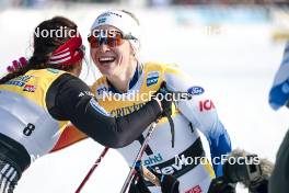03.03.2024, Lahti, Finland (FIN): Coletta Rydzek (GER), Jonna Sundling (SWE), (l-r)  - FIS world cup cross-country, individual sprint, Lahti (FIN). www.nordicfocus.com. © Modica/NordicFocus. Every downloaded picture is fee-liable.