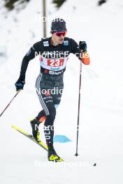 01.03.2024, Lahti, Finland (FIN): Elias Keck (GER) - FIS world cup cross-country, team sprint, Lahti (FIN). www.nordicfocus.com. © Modica/NordicFocus. Every downloaded picture is fee-liable.