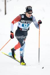 01.03.2024, Lahti, Finland (FIN): Xavier Mckeever (CAN) - FIS world cup cross-country, team sprint, Lahti (FIN). www.nordicfocus.com. © Modica/NordicFocus. Every downloaded picture is fee-liable.