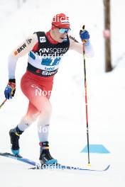 01.03.2024, Lahti, Finland (FIN): Valerio Grond (SUI) - FIS world cup cross-country, team sprint, Lahti (FIN). www.nordicfocus.com. © Modica/NordicFocus. Every downloaded picture is fee-liable.