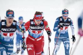 01.03.2024, Lahti, Finland (FIN): Lotta Udnes Weng (NOR) - FIS world cup cross-country, team sprint, Lahti (FIN). www.nordicfocus.com. © Modica/NordicFocus. Every downloaded picture is fee-liable.