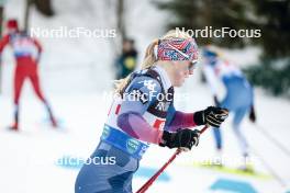 01.03.2024, Lahti, Finland (FIN): Samantha Smith (USA) - FIS world cup cross-country, team sprint, Lahti (FIN). www.nordicfocus.com. © Modica/NordicFocus. Every downloaded picture is fee-liable.