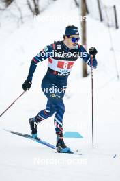 01.03.2024, Lahti, Finland (FIN): Jules Chappaz (FRA) - FIS world cup cross-country, team sprint, Lahti (FIN). www.nordicfocus.com. © Modica/NordicFocus. Every downloaded picture is fee-liable.