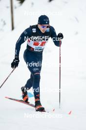 01.03.2024, Lahti, Finland (FIN): Elia Barp (ITA) - FIS world cup cross-country, team sprint, Lahti (FIN). www.nordicfocus.com. © Modica/NordicFocus. Every downloaded picture is fee-liable.