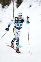 01.03.2024, Lahti, Finland (FIN): Calle Halfvarsson (SWE) - FIS world cup cross-country, team sprint, Lahti (FIN). www.nordicfocus.com. © Modica/NordicFocus. Every downloaded picture is fee-liable.