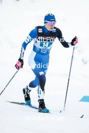 01.03.2024, Lahti, Finland (FIN): Keidy Kaasiku (EST) - FIS world cup cross-country, team sprint, Lahti (FIN). www.nordicfocus.com. © Modica/NordicFocus. Every downloaded picture is fee-liable.