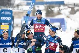 10.03.2024, Oslo, Norway (NOR): Maurice Manificat (FRA), Theo Schely (FRA), (l-r)  - FIS world cup cross-country, mass men, Oslo (NOR). www.nordicfocus.com. © Modica/NordicFocus. Every downloaded picture is fee-liable.