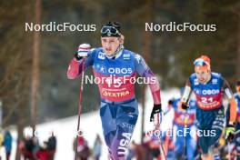 10.03.2024, Oslo, Norway (NOR): Gus Schumacher (USA) - FIS world cup cross-country, mass men, Oslo (NOR). www.nordicfocus.com. © Modica/NordicFocus. Every downloaded picture is fee-liable.