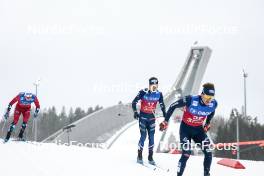 10.03.2024, Oslo, Norway (NOR): Sjur Roethe (NOR), Jules Lapierre (FRA), (l-r)  - FIS world cup cross-country, mass men, Oslo (NOR). www.nordicfocus.com. © Modica/NordicFocus. Every downloaded picture is fee-liable.