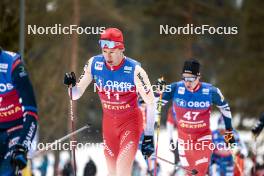 10.03.2024, Oslo, Norway (NOR): Beda Klee (SUI) - FIS world cup cross-country, mass men, Oslo (NOR). www.nordicfocus.com. © Modica/NordicFocus. Every downloaded picture is fee-liable.