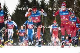 10.03.2024, Oslo, Norway (NOR): Antoine Cyr (CAN), Simen Hegstad Krueger (NOR), (l-r)  - FIS world cup cross-country, mass men, Oslo (NOR). www.nordicfocus.com. © Modica/NordicFocus. Every downloaded picture is fee-liable.