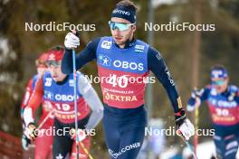 10.03.2024, Oslo, Norway (NOR): Paolo Ventura (ITA) - FIS world cup cross-country, mass men, Oslo (NOR). www.nordicfocus.com. © Modica/NordicFocus. Every downloaded picture is fee-liable.