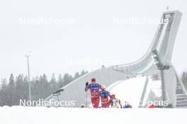 10.03.2024, Oslo, Norway (NOR): Paal Golberg (NOR), Harald Oestberg Amundsen (NOR), (l-r)  - FIS world cup cross-country, mass men, Oslo (NOR). www.nordicfocus.com. © Modica/NordicFocus. Every downloaded picture is fee-liable.