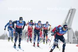 10.03.2024, Oslo, Norway (NOR): Paolo Ventura (ITA), Hugo Lapalus (FRA), (l-r)  - FIS world cup cross-country, mass men, Oslo (NOR). www.nordicfocus.com. © Modica/NordicFocus. Every downloaded picture is fee-liable.