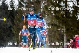 10.03.2024, Oslo, Norway (NOR): Giandomenico Salvadori (ITA) - FIS world cup cross-country, mass men, Oslo (NOR). www.nordicfocus.com. © Modica/NordicFocus. Every downloaded picture is fee-liable.