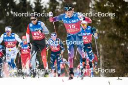 10.03.2024, Oslo, Norway (NOR): Samuel Gary Hendry (CAN), Gus Schumacher (USA), (l-r)  - FIS world cup cross-country, mass men, Oslo (NOR). www.nordicfocus.com. © Modica/NordicFocus. Every downloaded picture is fee-liable.