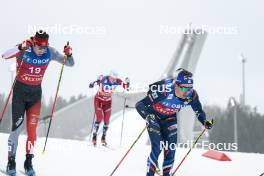 10.03.2024, Oslo, Norway (NOR): Antoine Cyr (CAN), Theo Schely (FRA), (l-r)  - FIS world cup cross-country, mass men, Oslo (NOR). www.nordicfocus.com. © Modica/NordicFocus. Every downloaded picture is fee-liable.