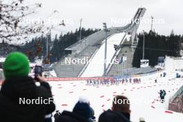 09.03.2024, Oslo, Norway (NOR): Women mass race in progress. On the background the Ski Jumping Arena - FIS world cup cross-country, mass women, Oslo (NOR). www.nordicfocus.com. © Modica/NordicFocus. Every downloaded picture is fee-liable.