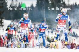 09.03.2024, Oslo, Norway (NOR): Ebba Andersson (SWE), Frida Karlsson (SWE), (l-r)  - FIS world cup cross-country, mass women, Oslo (NOR). www.nordicfocus.com. © Modica/NordicFocus. Every downloaded picture is fee-liable.