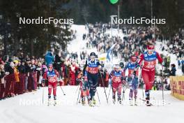09.03.2024, Oslo, Norway (NOR): Caterina Ganz (ITA), Novie Mccabe (USA), (l-r)  - FIS world cup cross-country, mass women, Oslo (NOR). www.nordicfocus.com. © Modica/NordicFocus. Every downloaded picture is fee-liable.