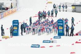 09.03.2024, Oslo, Norway (NOR): Start of womens race - FIS world cup cross-country, mass women, Oslo (NOR). www.nordicfocus.com. © Modica/NordicFocus. Every downloaded picture is fee-liable.