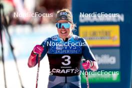 12.03.2024, Drammen, Norway (NOR): Rosie Brennan (USA) - FIS world cup cross-country, individual sprint, Drammen (NOR). www.nordicfocus.com. © Modica/NordicFocus. Every downloaded picture is fee-liable.