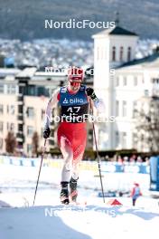 12.03.2024, Drammen, Norway (NOR): Ilan Pittier (SUI) - FIS world cup cross-country, individual sprint, Drammen (NOR). www.nordicfocus.com. © Modica/NordicFocus. Every downloaded picture is fee-liable.
