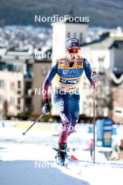 12.03.2024, Drammen, Norway (NOR): Jessie Diggins (USA) - FIS world cup cross-country, individual sprint, Drammen (NOR). www.nordicfocus.com. © Modica/NordicFocus. Every downloaded picture is fee-liable.