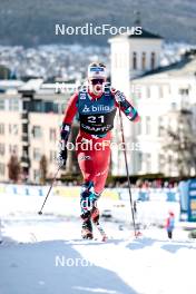 12.03.2024, Drammen, Norway (NOR): Matz William Jenssen (NOR) - FIS world cup cross-country, individual sprint, Drammen (NOR). www.nordicfocus.com. © Modica/NordicFocus. Every downloaded picture is fee-liable.