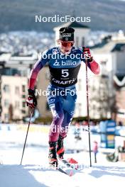 12.03.2024, Drammen, Norway (NOR): Gus Schumacher (USA) - FIS world cup cross-country, individual sprint, Drammen (NOR). www.nordicfocus.com. © Modica/NordicFocus. Every downloaded picture is fee-liable.