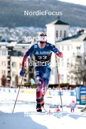 12.03.2024, Drammen, Norway (NOR): Zak Ketterson (USA) - FIS world cup cross-country, individual sprint, Drammen (NOR). www.nordicfocus.com. © Modica/NordicFocus. Every downloaded picture is fee-liable.