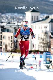 12.03.2024, Drammen, Norway (NOR): Kristin Austgulen Fosnaes (NOR) - FIS world cup cross-country, individual sprint, Drammen (NOR). www.nordicfocus.com. © Modica/NordicFocus. Every downloaded picture is fee-liable.