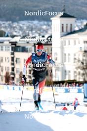 12.03.2024, Drammen, Norway (NOR): Pierre Grall-Johnson (CAN) - FIS world cup cross-country, individual sprint, Drammen (NOR). www.nordicfocus.com. © Modica/NordicFocus. Every downloaded picture is fee-liable.