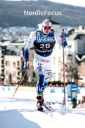 12.03.2024, Drammen, Norway (NOR): Marcus Grate (SWE) - FIS world cup cross-country, individual sprint, Drammen (NOR). www.nordicfocus.com. © Modica/NordicFocus. Every downloaded picture is fee-liable.