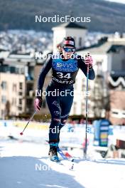 12.03.2024, Drammen, Norway (NOR): Nicole Monsorno (ITA) - FIS world cup cross-country, individual sprint, Drammen (NOR). www.nordicfocus.com. © Modica/NordicFocus. Every downloaded picture is fee-liable.