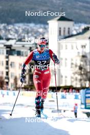 12.03.2024, Drammen, Norway (NOR): Ane Appelkvist Stenseth (NOR) - FIS world cup cross-country, individual sprint, Drammen (NOR). www.nordicfocus.com. © Modica/NordicFocus. Every downloaded picture is fee-liable.