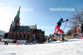 12.03.2024, Drammen, Norway (NOR): Theo Schely (FRA), Michal Novak (CZE), (l-r)  - FIS world cup cross-country, individual sprint, Drammen (NOR). www.nordicfocus.com. © Modica/NordicFocus. Every downloaded picture is fee-liable.