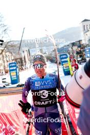12.03.2024, Drammen, Norway (NOR): Rosie Brennan (USA) - FIS world cup cross-country, individual sprint, Drammen (NOR). www.nordicfocus.com. © Modica/NordicFocus. Every downloaded picture is fee-liable.
