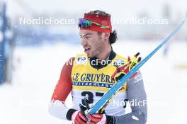 16.03.2024, Falun, Sweden (SWE): Antoine Cyr (CAN) - FIS world cup cross-country, 10km, Falun (SWE). www.nordicfocus.com. © Modica/NordicFocus. Every downloaded picture is fee-liable.