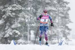 16.03.2024, Falun, Sweden (SWE): Samantha Smith (USA) - FIS world cup cross-country, 10km, Falun (SWE). www.nordicfocus.com. © Modica/NordicFocus. Every downloaded picture is fee-liable.