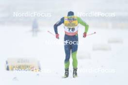 16.03.2024, Falun, Sweden (SWE): Miha Licef (SLO) - FIS world cup cross-country, 10km, Falun (SWE). www.nordicfocus.com. © Modica/NordicFocus. Every downloaded picture is fee-liable.