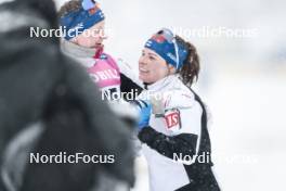 16.03.2024, Falun, Sweden (SWE): Johanna Matintalo (FIN), Krista Parmakoski (FIN), (l-r)  - FIS world cup cross-country, 10km, Falun (SWE). www.nordicfocus.com. © Modica/NordicFocus. Every downloaded picture is fee-liable.