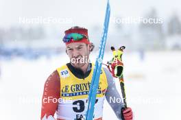 16.03.2024, Falun, Sweden (SWE): Antoine Cyr (CAN) - FIS world cup cross-country, 10km, Falun (SWE). www.nordicfocus.com. © Modica/NordicFocus. Every downloaded picture is fee-liable.