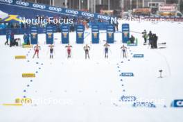 15.03.2024, Falun, Sweden (SWE): Tiril Udnes Weng (NOR), Moa Lundgren (SWE), Ane Appelkvist Stenseth (NOR), Laura Gimmler (GER), Elin Henriksson (SWE), Jessie Diggins (USA), (l-r)  - FIS world cup cross-country, individual sprint, Falun (SWE). www.nordicfocus.com. © Modica/NordicFocus. Every downloaded picture is fee-liable.