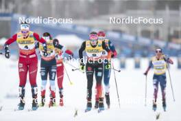 15.03.2024, Falun, Sweden (SWE): Ane Appelkvist Stenseth (NOR), Laura Gimmler (GER), (l-r)  - FIS world cup cross-country, individual sprint, Falun (SWE). www.nordicfocus.com. © Modica/NordicFocus. Every downloaded picture is fee-liable.