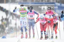 15.03.2024, Falun, Sweden (SWE): Edvin Anger (SWE), Valerio Grond (SUI), (l-r)  - FIS world cup cross-country, individual sprint, Falun (SWE). www.nordicfocus.com. © Modica/NordicFocus. Every downloaded picture is fee-liable.